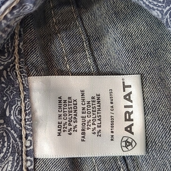 Ariat Real Denim Jeans Women's sz 26S Low Rise Bootcut Denim Jeans - Picture 9 of 14